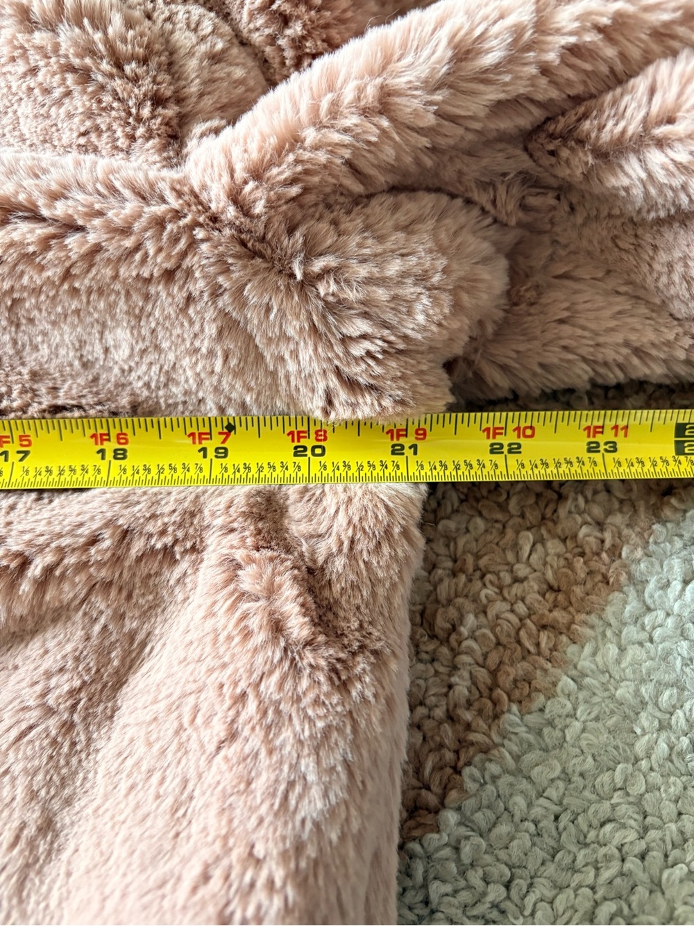 French Connection Y2K Cropped Teddy Hoodie Jacket 6 Hygge Boho Autumn #streetwea - Picture 4 of 7